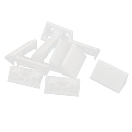 corner shelf brace plastic furniture assembly 4mm hole plastic corner shelf brace angle brackets 10pcs corner shelf brace plastic furniture assembly 4mm hole plastic corner shelf brace angle brackets 10pcs